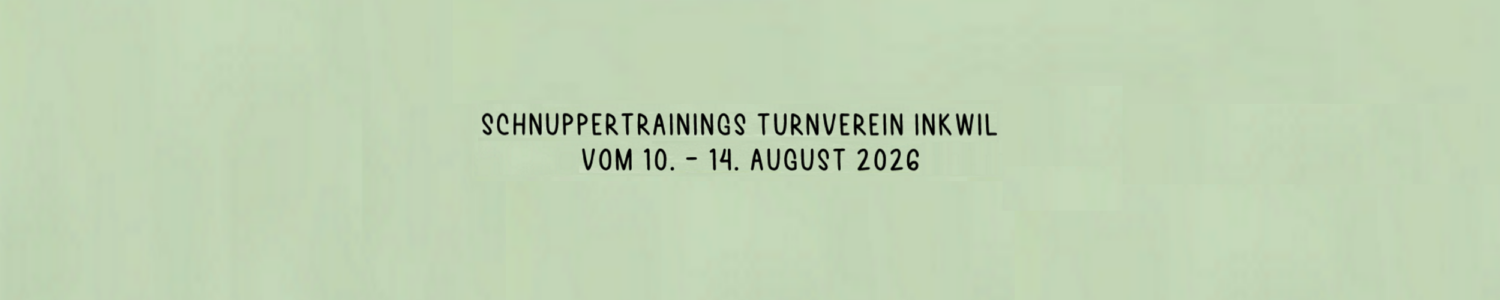 Schnuppertrainings im TV Inkwil