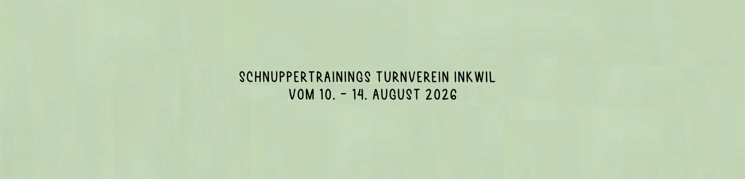 Schnuppertrainings im TV Inkwil
